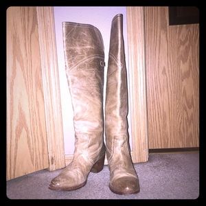 Frye, Jane Tall Cuff Boot, Slate, 8